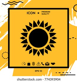 Sun symbol icon