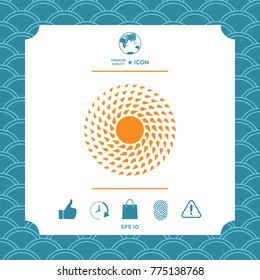 Sun symbol icon