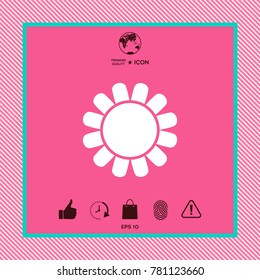 Sun symbol icon