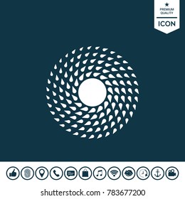 Sun symbol icon
