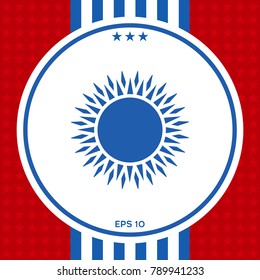 Sun symbol icon