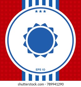 Sun symbol icon