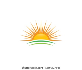 Sun symbol illustration