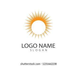 Sun symbol illustration design