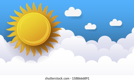 Sun Symbol Illustration Vector Illustrations Suitable For Greeting Card, Poster Or T-shirt Printing.