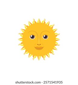 Sun symbol sign icon vector illustration