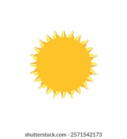 Sun symbol sign icon vector illustration