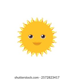 Sun symbol sign icon vector illustration