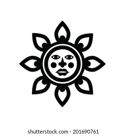 sun symbol vector illustration