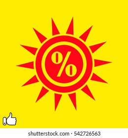 sun, symbol, vector illustration eps10