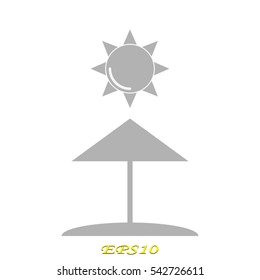 sun, symbol, vector illustration eps10