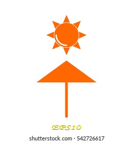 sun, symbol, vector illustration eps10
