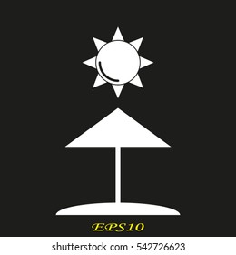 sun, symbol, vector illustration eps10