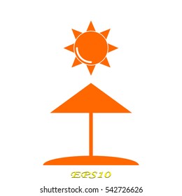 sun, symbol, vector illustration eps10