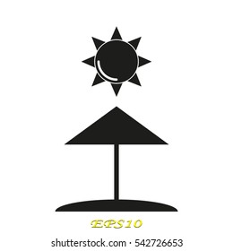 sun, symbol, vector illustration eps10