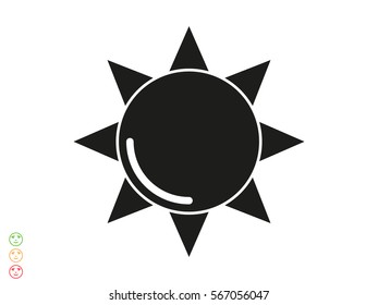 sun, symbol, vector illustration eps10