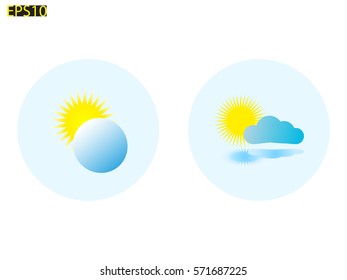 sun, symbol, vector illustration eps10