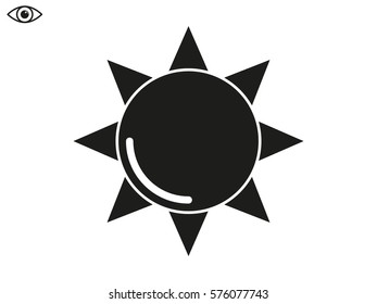 sun, symbol, vector illustration eps10
