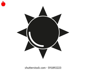 sun, symbol, vector illustration eps10