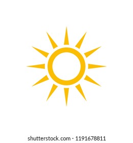 Sun Symbols Vector Icon Stock Vector (Royalty Free) 1191678811 ...