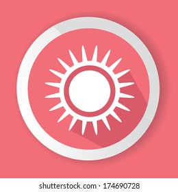 Sun symbol,vector