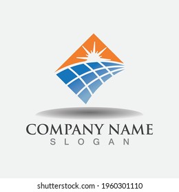 Sun tech solar energy logo design. solar tech, Idea logo design template