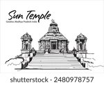 Sun temple of Sun God at Gwalior  Madhya Pradesh India