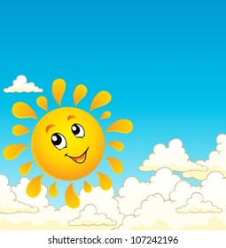 Sun Theme Image 9 Vector Illustration Stock Vector (Royalty Free ...