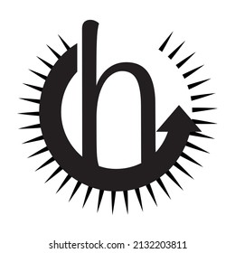 The Sun themed Letter concept design