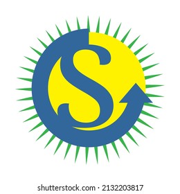 The Sun themed Letter concept design
