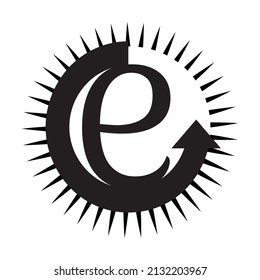 The Sun themed Letter concept design