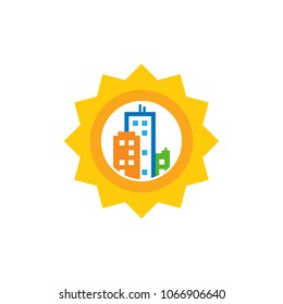 Sun Town Logo Icon Design