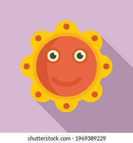 Sun toy icon. Flat illustration of Sun toy vector icon for web design
