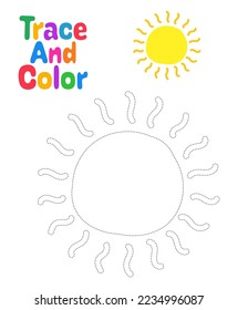 Hoja de cálculo de seguimiento de Sun para niños