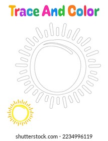 Hoja de cálculo de seguimiento de Sun para niños