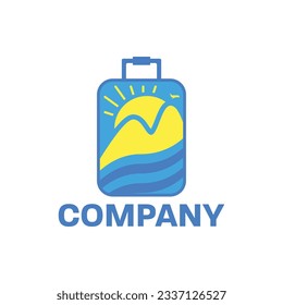 Sun travel logo. Simple, unique, modern.