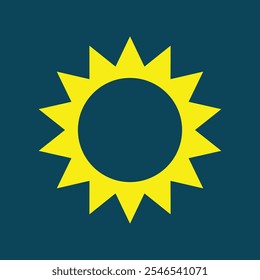 Sun trendy artwork handsome abstract vector illustration colorful applied design.eps