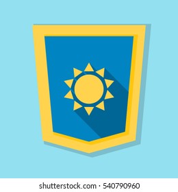 Sun ultraviolet protection Shield illustration