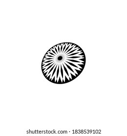 símbolo abstracto del paraguas del sol vector 