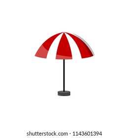 sun umbrella colored icon. Element of summer pleasure icon for mobile concept and web apps. Cartoon style sun umbrella colored icon can be used for web and mobile