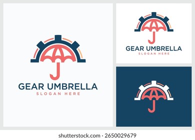 Sun Umbrella Design Inspiration. Sun Umbrella Symbol Logo Vector Template Design, Sun Umbrella Design Logo Vector Illustration