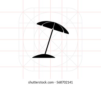 Sun Umbrella Icon