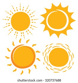 sun in various shape