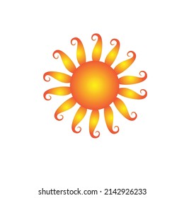 Sun Vector Art Sri Lankan New Year