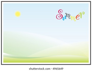 sun vector banners-summer