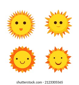 Sun vector clip art design