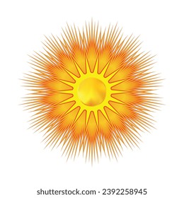 Sun vector design, sun icon