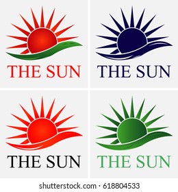 Sun Vector Design Logo Template Symbol