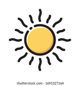 sun vector graphic for any business