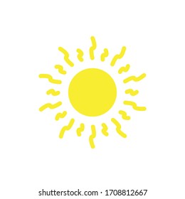Sun Vector Graphic Icon Design Template